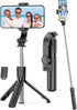 SelfieShow Portable Selfie Stick, 4 in 1 Extendable Phone Tripod Stand with Detachable