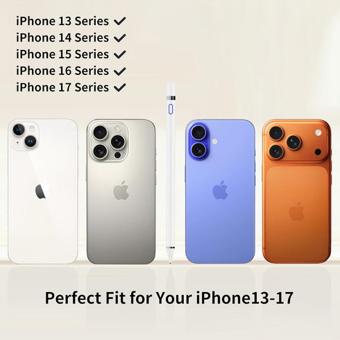 WUHAI 13-17: 1ms 1-Hour Stylus Pen for iPhone Writes Smoothly with Responds - Fully Charges in for One Week
