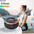 AOSRAU 5.3, Portable Bluetooth Shower Speaker with Lights, Bluetooth Small Wireless Speaker for Outdoor, Blue