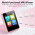 VANSING MP3 32GB MP3 1.8 inch 512GB(Pink) Player with Bluetooth, Portable Bluetooth Player for Kids, Music Player