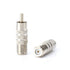THE CIMPLE CO - RF (F81) and RCA Coaxial Adapter, 4 Pack for RG11, RG6, RG59, RG58, SDI, CCTV