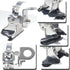 HYS SO239 PL-259 16.4ft RG-58 Stainless Steel Adjustable Car Antenna Mount Bracket with to Connector & Coax Cable