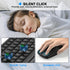 QUASIO 2.4GHz Wireless Keyboard and Mouse Combo, Full-Size Silent Ergonomic Keyboard and Optical Mouse, Long Battery