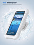 Lamicall Shower Phone Holder Waterproof - 480° Rotatable Adjustable Case Holder, Bathroom Wall Mount Stand for 4-7"