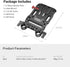 SmallRig Battery Plate with V-Lock Mount and Dual 15mm Rod Clamp for Camera Power Supply - 3016