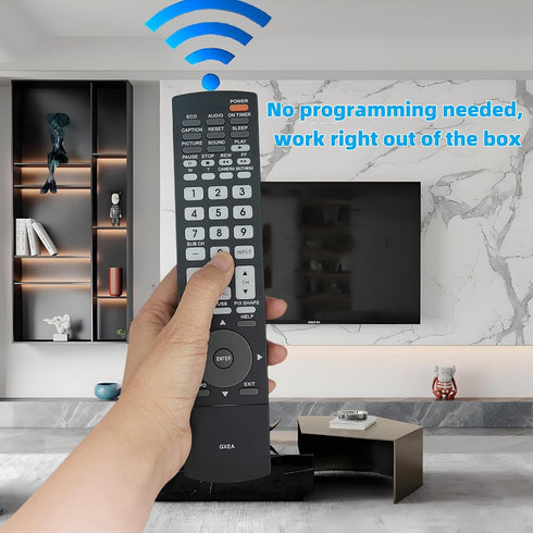 Replacement Remote Control for Sanyo GXEA TV Models DP52449 DP50749 DP50740 DP52440 DP32640 DP37840 DP42840 DP46840