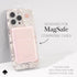 Kate Spade New York Magnetic Flip Phone Wallet/Card Holder - Compatible with MagSafe Phones and Cases, That Sparkle Pink