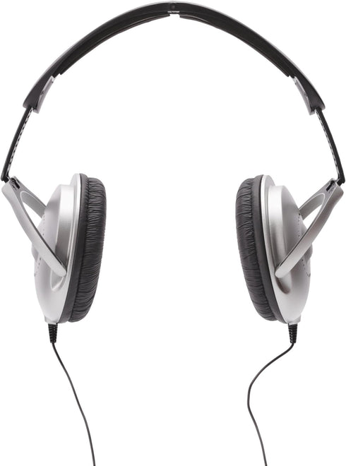 Koss UR18 Collapsible Home Headphones, Silver Finish with 3.5mm Jack, Standard Packaging