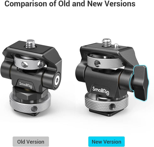 SMALLRIG Monitor Holder Mount for 5" and 7" Monitors, Swivel and Tilt Adjustable with Cold Shoe - 2905