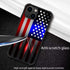 ZHEGAILIAN iPhone 15 Plus Case, 6.7-inch, Shock-Proof Plexiglass, Cut American Flag Design, Compatible with iPhone 15