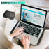 Laptop Cooling Pad, Gaming Laptop Cooler with 2 Quiet Big Fans, RGB 7 Color Light Change, Portable USB Laptop Stand 11