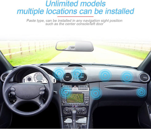 Magnetic Phone Mount for Car, 360° Rotatable Universal Holder for Dashboard, Suitable for iPhone 12/12 Pro/Pro Max