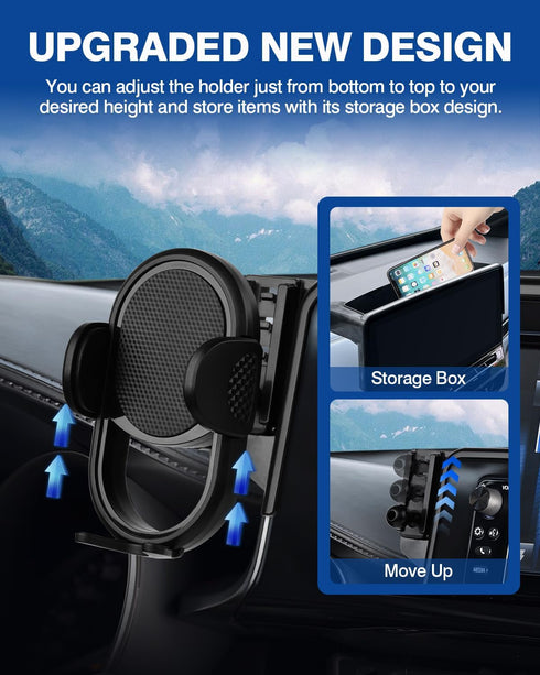 Autorder Car Phone Holder for 2023-2025 Honda Accord, 12.3-Inch Screen Cell Phone Mount, Hands-Free 360 Degree Rotation