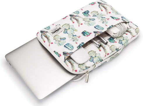 Kinmac Cactus 360° Protective Water Resistant Laptop Cumputer Case Bag Sleeve with Handle for MacBook Air Pro 13 inch, iPad Pro 12.9 inch and 12.5 inch-13.3 inch Laptop