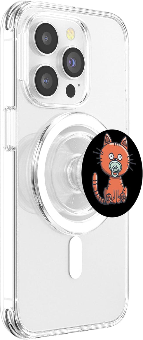 Pacifier Cat Outfit Amazing Cat with Pacifier for Baby Cats Lovers PopSockets PopGrip for MagSafe