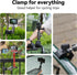 TELESIN 360 Metal Clamp Mount for Dirt Bike Motorcycle, Handlebar Mounts for GoPro 13 12 11 10 9 8 7