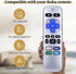 TCYXDQ Universal Replacement Remote for Roku Smart TVs, Compatible with TCL/Hisense/Sharp/Philips/onn/Element Roku TV