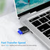 Seminer TF Card Reader, Micro SD Card Reader, Type C TF Memory Card Reader Adapter with USB C to USB Adapter Compatible