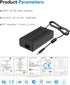 SHNITPWR 24V Power Supply DC Adapter, 24 Volt 10Amp 240W AC to DC Converter Transformer with 5.5x2.5mm Tip, 13.5FT Long