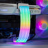 TECWARE Flex RGB PSU Extension Cable Cover Kit with Light Up LED Strip Set for GPU and Motherboard Cables