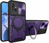 Military Grade Phone Case for Samsung Galaxy A71 5G, Heavy Duty TPU+PC, Built-in Kickstand, Magnetic Rotate Ring Holder