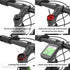 Bike Stem Top Cap Mount for Garmin, Compatible with Garmin 25, 200, 130, 500, 510, 520, 800, 1000, Red