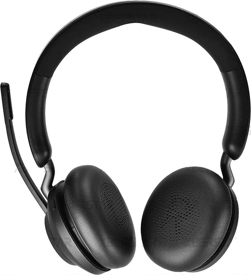 Replacement Earpads for Jabra Evolve2 65 (65MS 65UC USB)/Evolve2 40 (40UC 40MS USB)/Elite 45h Headphone Ear Pads with