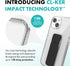CLCKR iPhone 14 Pro Case with Phone Grip, Ultra-Thin Clear Black, Shockproof Phone Holder