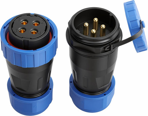 ZBLZGP Heavy Duty TY28 Docking Connector, IP68 Rated 4 Pin, Ideal for Outdoor