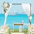 8.2FT 2 Balloon Arch Stand, Square Wedding Arch Frame, Metal Black Heavy Duty Backdrop Adjustable Stand, Extra Clamps