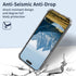 Mxfdegf 16 16 6.1 inch,Black for iPhone case,Slim Transparent Flexible TPU Durable Shockproof Anti-Scratch Anti-Fall