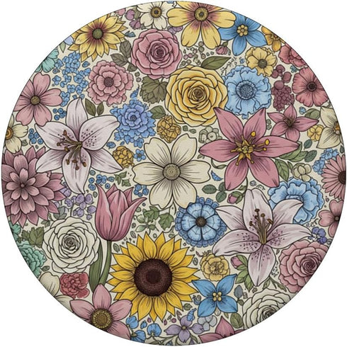 PopSockets Floral Phone Grip & Stand Floral Field Adhesive PopGrip