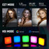 NEEWER RGB62 Magnetic RGB Video Light - Upgraded APP Control, 360° Full Color LED Camera Light with 3 Cold Shoes