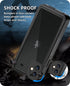 WIFORT Waterproof Case for iPhone 11 - Certified Water Proof & Military Protection with Built-in Screen Protector