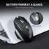 INPHIC Wireless Mouse, Upgraded Battery Level Visible, Large Ergonomic Rechargeable 2.4G Optical PC Laptop Cordless