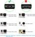 Suptig Mini USB Charging Cable 2 Pack for GoPro Hero 4, 3+, 3, 2, 1 (Black)
