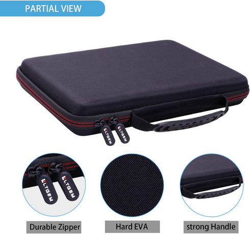 LTGEM Tablet Case for Wacom Intuos Medium Bluetooth Graphics Drawing Tablet Model # CTL6100, Hard Protective Case