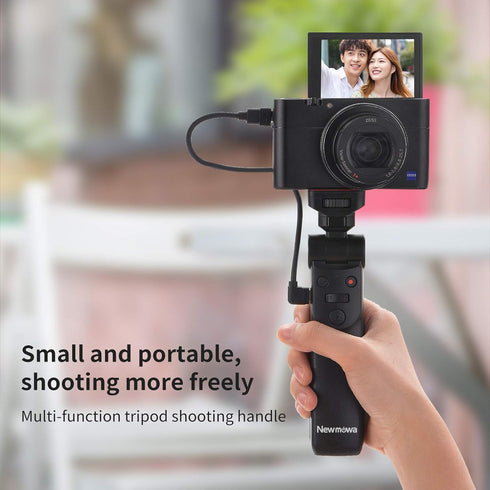 Newmowa Mini Shooting Grip, Vlog Camera Grip for Sony, Vlogger Grip for Sony ZV1 RX100 VII RX100M2 RX100M3 RX100M4