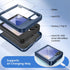 Ruky Galaxy Z Flip 6 Case, Hard PC Ultra Slim Anti-Scratches Shockproof Wireless Charging Phone Case with Built-in Back