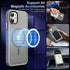 MOCCA Strong Magnetic Case for iPhone 11, Compatible with MagSafe, Slim Thin Shockproof Cover, Titanium Gray