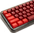 Jamon Keycaps Set, 173 Double Shot Cherry Profile Red PBT Keycaps with Key Puller for 60%, 75%, 80%, 85%, 100%