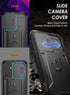 Poetic Revolution Case for Samsung Galaxy A35 5G, Black, Military Grade, Shockproof, Slide Camera Cover, Kickstand,