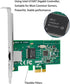 C&N 1000M I210AT (ST729) PCIe Gigabit Network Card PCI Express Ethernet Adapter with Intel LAN NIC Card for Support PXE