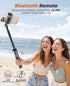 Vimose 62" Phone Tripod & Selfie Stick with Remote, Portable, Lightweight for Video Recording Vlog, Extendable Travel