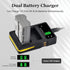 Hisewen EN-EL3e Battery 2-Pack, 2600mAh and LED Charger for Nikon D50, D70, D70s, D80, D90, D100, D200, D300, D300S,