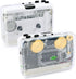 Burtowic Auto Reverse Clear Stereo Cassette Player,Built-in Cool Copper Wheel MovementEarphone,Cassette Tape to