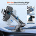 Upgraded 3-in-1 Car Phone Holder Mount, Powerful Suction for Dashboard, Air Vent, Windshield, for All Phones