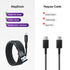 12W, 6FT Statik MagStack USB A to Lightning Cable MFi Certified, Clutter-Free Magnetic Charging Cable, Anti-Tangle
