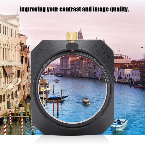 Acouto 49mm DV Lens Hood, Lens Shade for Digital Video Camera Lens Filter
