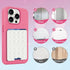 2 PCS Silicone Suction Cup Phone Case Card Holder - Hands-Free, Sturdy Grip Holder, Suitable for Storing Bus Passes, ID